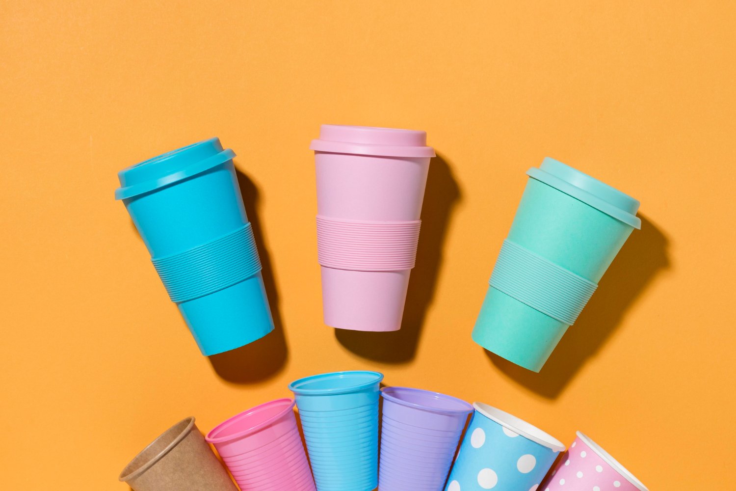 vasos de silicona
