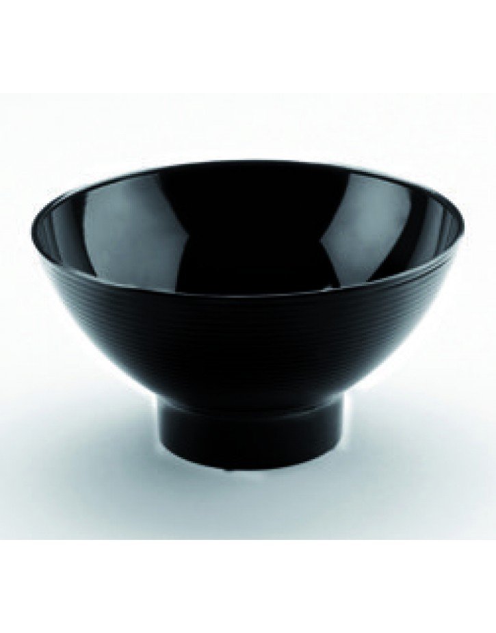 Bol de plástico negro