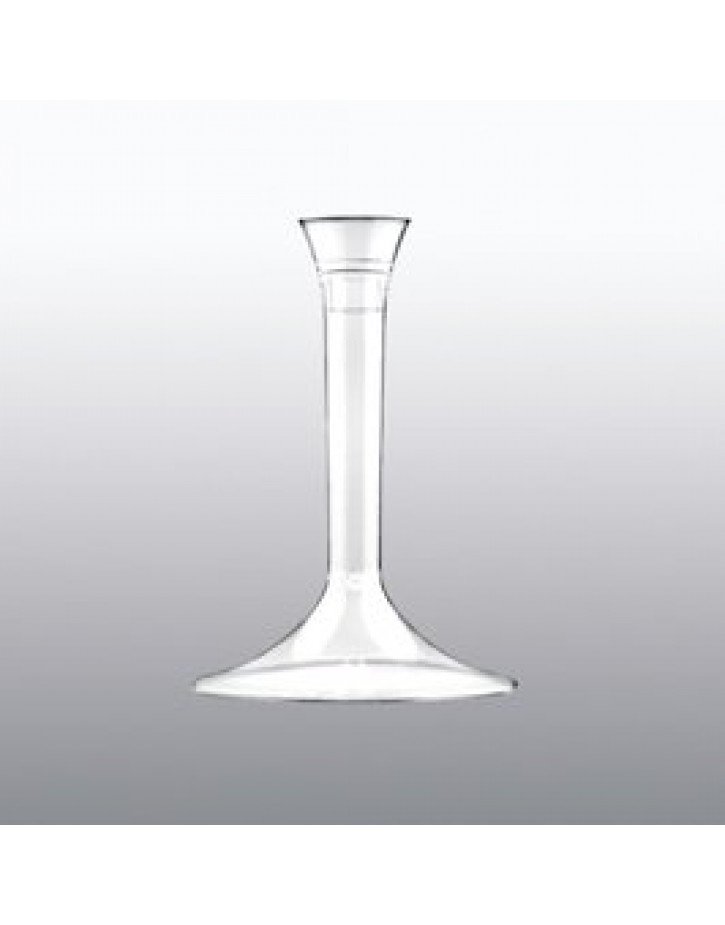 PIE DE PLÁSTICO TRANSPARENTE