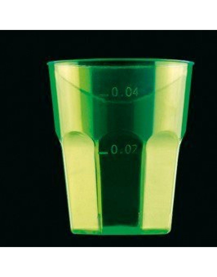 VASO DE LICOR COLOR VERDE