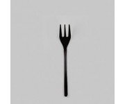 MINI TENEDOR 10 CM NEGRO