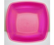 PLATO HONDO PP  18 cm FUCSIA  6 Ud/Paq