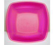 PLATO HONDO PP  18 cm FUCSIA  6 Ud/Paq