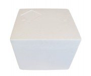 Caja térmica de poliestireno expandido 14 litros, para transporte de alimentos (1 paquete de 4 unidades)