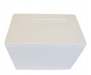 Caja térmica de poliestireno expandido 8 litros, para transporte de alimentos (1 paquete de 20 unidades)