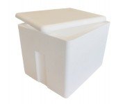 Caja térmica de poliestireno expandido 74 litros, para transporte de alimentos (1 paquete de 2 unidades)