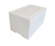 Caja térmica de poliestireno expandido 27 litros, para transporte de alimentos (1 paquete de 12 unidades)