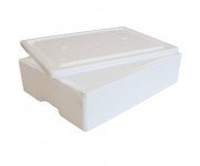 Caja térmica de poliestireno expandido 7'5 litros, para transporte de alimentos (1 paquete de 30 unidades)