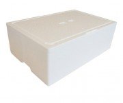 Caja térmica de poliestireno expandido 31 litros, para transporte de alimentos (1 paquete de 7 unidades)