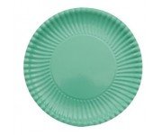 PLATO CARTON MENTA 23 cm 10 Ud/Paq