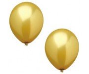 GLOBOS COLOR ORO 10 Ud/Paq 