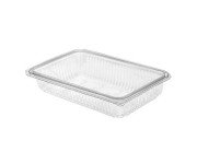Envase plástico con tapa loncheado pet h27 pequeño