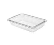 Envase plástico con tapa loncheado pet h27 pequeño