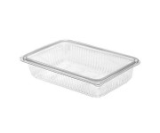 Envase plástico con tapa loncheado PET H40 pequeño
