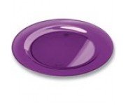 PLATO EXTRA RESISTENTE 23 cm MORADO (6 Paq/Ud)