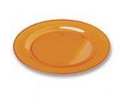 PLATO EXTRA RESISTENTE 23 cm NARANJA  (6 Paq/Ud)