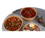 ENSALADERA CARTÓN BOL + TAPA 1300ML (1 paquete de 25 unidades)