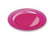 PLATO EXTRA RESISTENTE 19 cm ROSA FUCSIA  (10 Paq/Ud)