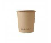 Vaso de Cartón 12 Oz Sopa Buket + Tapa Kraft 350 ml (300 uds/caja)