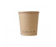 Vaso de Cartón 12 Oz Sopa Buket + Tapa Kraft 350 ml (300 uds/caja)