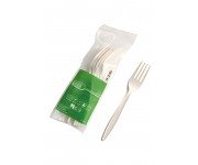 TENEDOR DE MAIZ BIO Y COMPOSTABLE 17,5 cm (50 Ud/Paq)