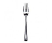 TENEDOR REUTILIZABLE EFECTO METAL 18,5 cm