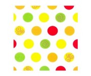 SERVILLETAS BALLS 16,5 x 16,5 cm LUNARES 20 Ud/Paq 