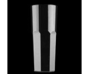 VASO COCTEL LARGO DRINK 350 cc NEGRO (10 Ud/Paq)