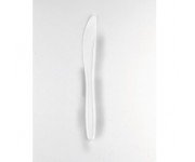 CUCHILLO 17.5 cm BLANCO 100 Ud/Paq
