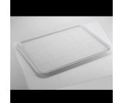 BANDEJA REUTILIZABLE RECTANGULAR 37x50 cm BLANCO 1 Ud/Paq