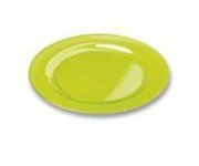 PLATO EXTRA RESISTENTE 19 cm VERDE  (10 Paq/Ud)