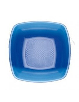 PLATO AZUL TRANSPARENTE HONDO PS