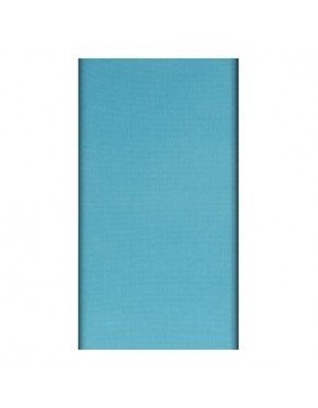 MANTEL EFECTO TELA COLOR TURQUESA