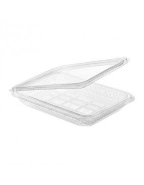Envase plástico con tapa loncheado PET 850-H27