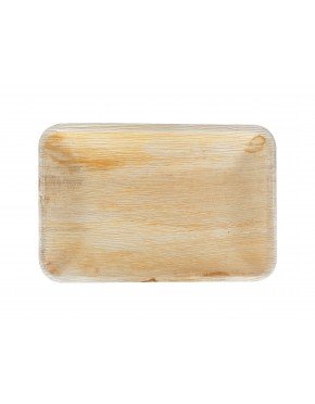 BANDEJA HOJA DE PALMA 24X16 CM