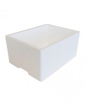 Caja y tapa de Poliestireno Expandido 16 litros (Caja x 16 unidades)