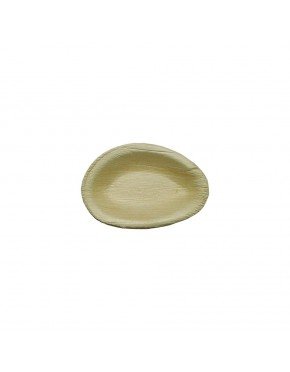 MINI BOL OVALADO HOJA DE PALMA 90 X 60 mm (25 ud/paq)