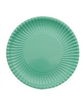 PLATO CARTON MENTA 23 cm 10 Ud/Paq