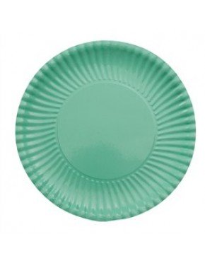 PLATO CARTON MENTA 23 cm 10 Ud/Paq
