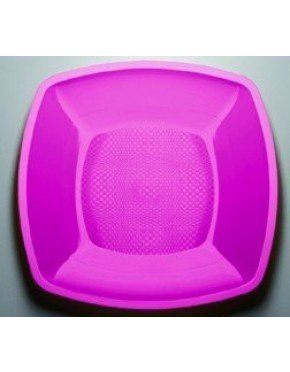 PLATO LLANO FUCSIA