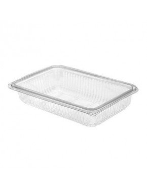 Envase plástico con tapa loncheado pet h27 pequeño