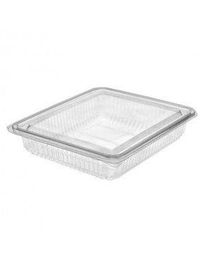 Envase plástico con tapa loncheado pet h27 grande