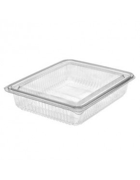 Envase plástico con tapa loncheado pet h40 grande