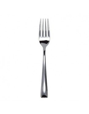 TENEDOR REUTILIZABLE EFECTO METAL 18,5 cm