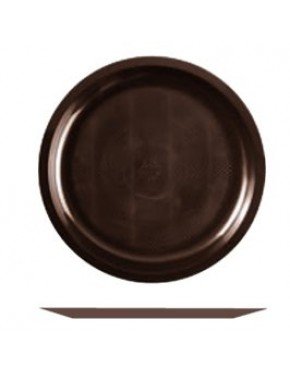 PLATOS DE PLÁSTICO 22cm/31cm CHOCOLATE 25/50 Ud/Paq
