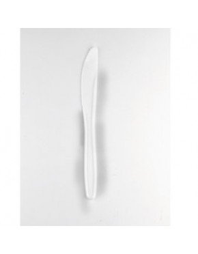 CUCHILLO 17.5 cm BLANCO 100 Ud/Paq