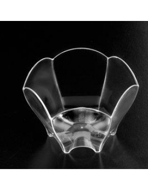 CUENCO TULIP 70 cc TRANSPARENTE 25 Ud/Paq