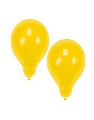 GLOBOS COLOR AMARILLO 10 Ud/Paq 