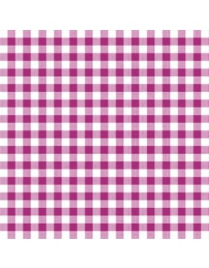 SERVILLETAS "VICHY" 16,5 x 16,5 cm FUCSIA (30 Ud/Paq)