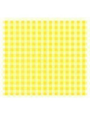 SERVILLETA VICHY 12,5 x 12,5 cm AMARILLO (20 Ud/Paq)